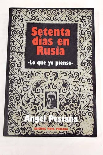 Setenta dias en Rusia, de Pestaña | portada del libro
