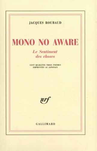 MONO NO AWARE, de Roubaud | portada del libro