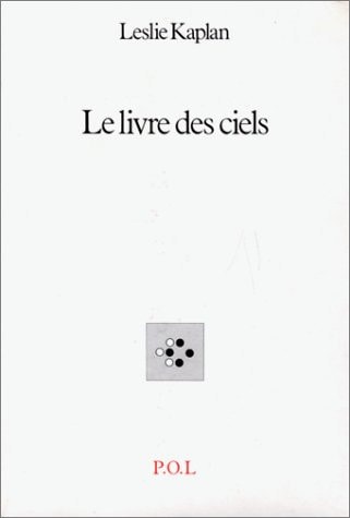 LIVRE DES CIELS, de Leslie Kaplan | portada del libro
