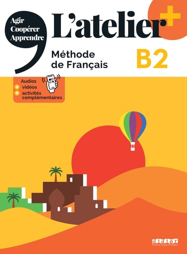 ATELIER PLUS B2 ELEVE+APP, de Varios autores | portada del libro