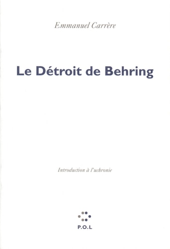 DETROIT DE BEHRING, de Carrère | portada del libro