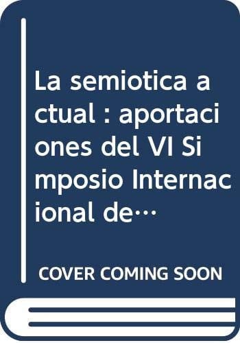 SEMIóTICA ACTUAL., de VV.AA. | portada del libro