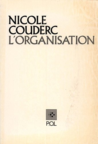 ORGANISATION, de Couderc | portada del libro