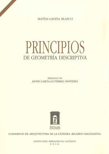 PRINCIPIOS DE GEOMETRIA DESCRIPTIVA, de LAVIÑA BLASCO | portada del libro