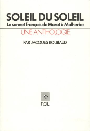 SOLEIL DU SOLEIL, de Roubaud | portada del libro