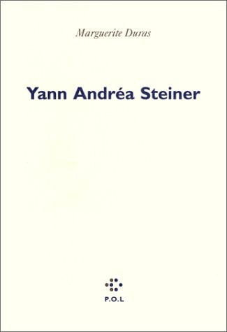 YANN ANDREA STEINER, de Duras | portada del libro