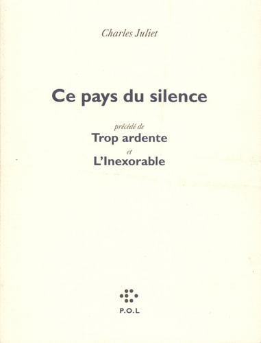CE PAYS DU SILENCE, de Juliet | portada del libro