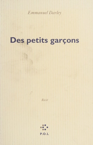 PETITS GARCONS, de Emmanuel Darley | portada del libro