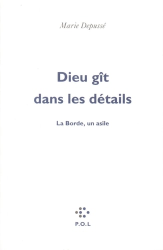 DIEU GIT DANS LES DETAILS BORDE UN ASILE, de Depussé | portada del libro