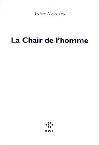 CHAIR DE L'HOMME, de Novarina | portada del libro