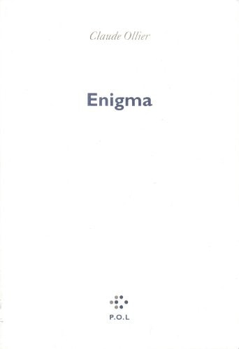 ENIGMA, de Claude Ollier | portada del libro