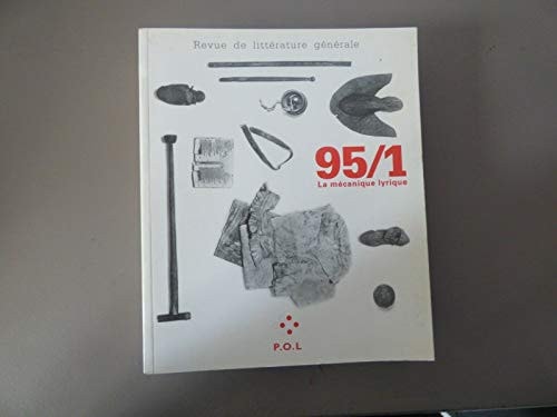 REVUE DE LITTERATURE GENERALE 95/1, de Pierre Alfieri | portada del libro