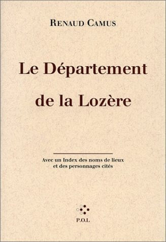 DEPARTEMENT DE LA LOZERE, de Camus | portada del libro