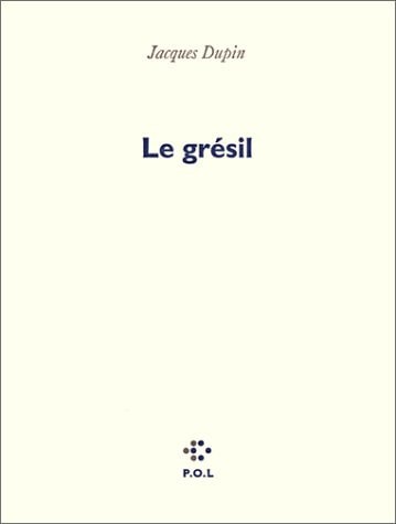 GRESIL, de Dupin | portada del libro