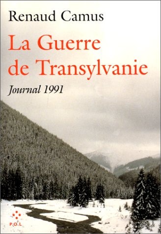 GUERRE DE TRANSYLVANIE, de Renaud Camus | portada del libro