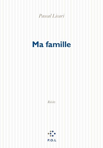 MA FAMILLE, de Licari | portada del libro