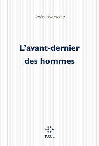 AVANT-DERNIER DES HOMMES, de Novarina | portada del libro