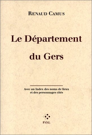 DEPARTEMENT DU GERS, de Camus | portada del libro