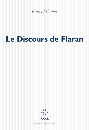 DISCOURS DE FLARAN, de Camus | portada del libro