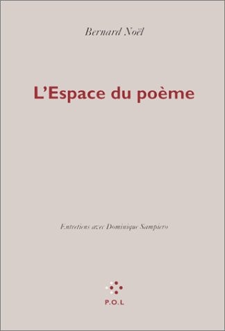 L'ESPACE DU POEME, de Noël | portada del libro