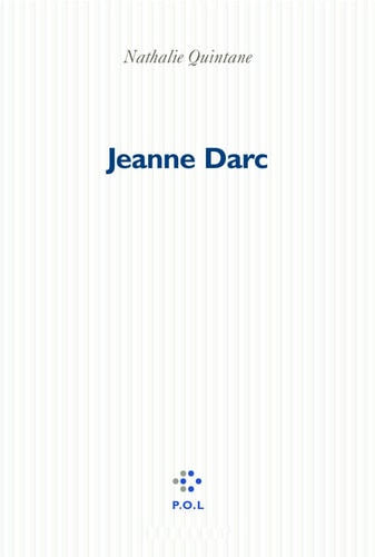 JEANNE DARC, de Nathalie Quintane | portada del libro