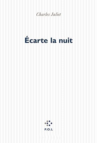 ECARTE LA NUIT, de Charles Juliet | portada del libro