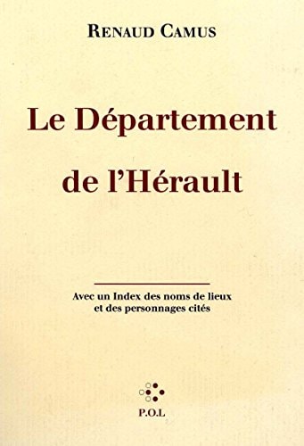 DEPARTEMENT DE L'HERAULT, de Camus | portada del libro