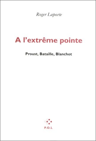 A L'EXTREME POINTE, de Laporte | portada del libro