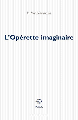 OPERETTE IMAGINAIRE, de Novarina | portada del libro