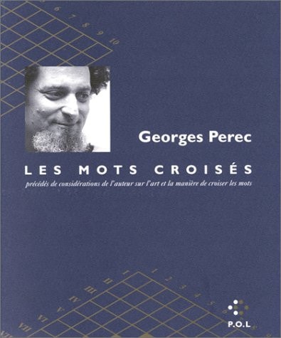 MOTS CROISES ALBUM, de Perec | portada del libro