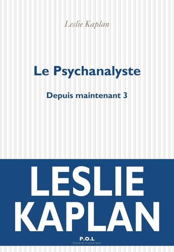 PSYCHANALYSTE, de Leslie Kaplan | portada del libro