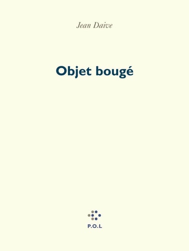 OBJET BOUGE, de Daive | portada del libro