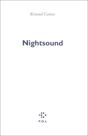 NIGHTSOUND, de Renaud Camus | portada del libro