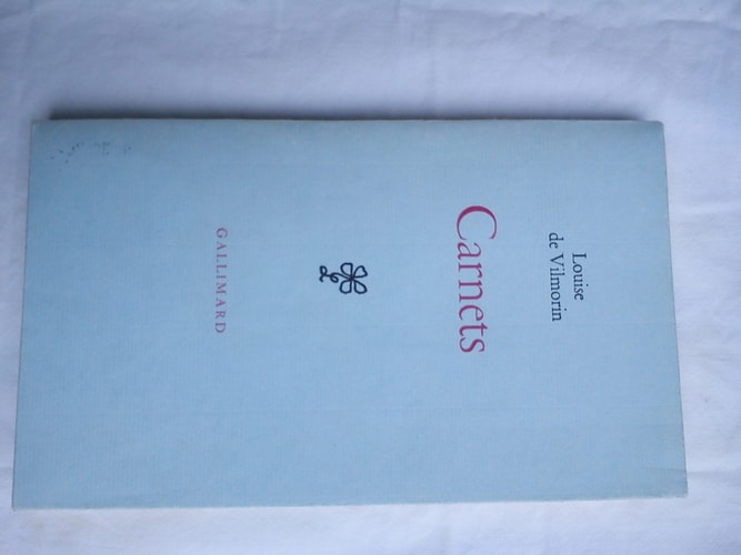 CARNETS, de Vilmorin | portada del libro