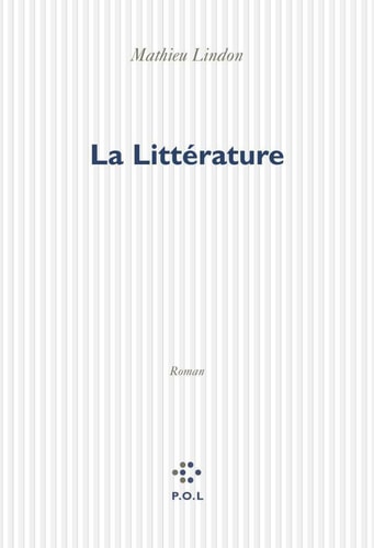 LITTERATURE, de Lindon | portada del libro