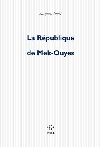 REPUBLIQUE DE MEK-OUYES, de Jouet | portada del libro