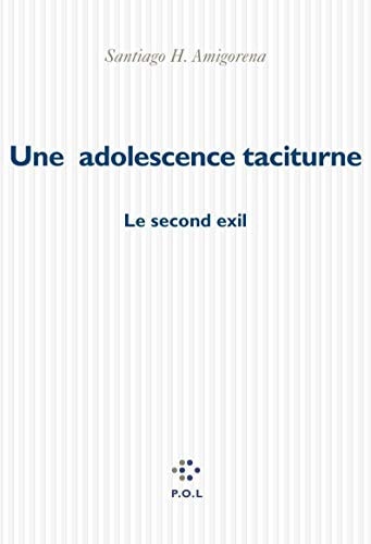 UNE ADOLESCENCE TACITURNE, de Santiago H. Amigorena | portada del libro