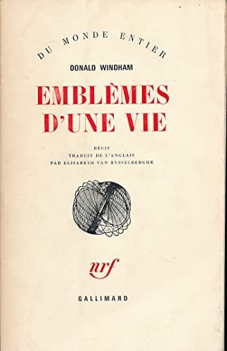 EMBLEMES D'UNE VIE, de Donald Windham | portada del libro