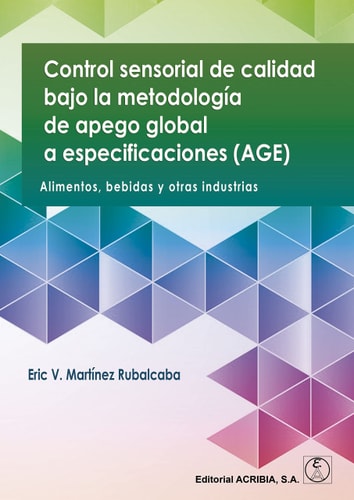 CONTROL SENSORIAL DE CALIDAD BAJO LA METODOLOGIA DE APEGO, de MARTINEZ RUBALCABA | portada del libro