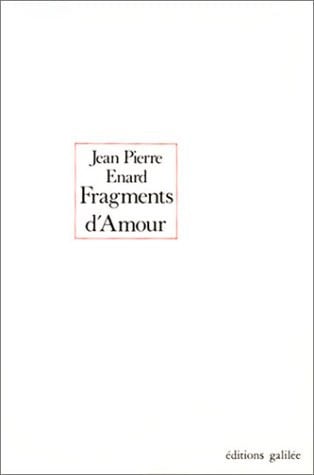 FRAGMENTS D'AMOUR, de ENARD JEAN PIER | portada del libro