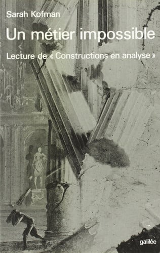 UN METIER IMPOSSIBLE, de KOFMAN S | portada del libro