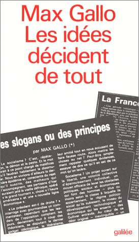 LES IDEES DECIDENT DE TOUT, de GALLO M | portada del libro