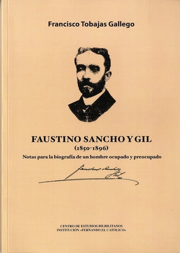 FAUSTINO SANCHO Y GIL (1850-1896), de TOBAJAS GALLEGO | portada del libro