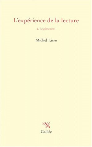 L EXPERIENCE DE LA LECTURE T 2, de LISSE M | portada del libro