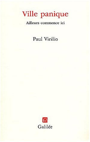 VILLE PANIQUE, de VIRILIO P | portada del libro
