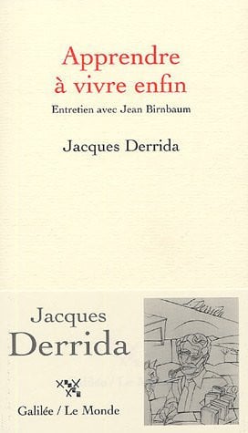 APPRENDRE A VIVRE ENFIN, de DERRIDA J | portada del libro