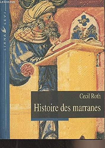 HISTOIRE DES MARRANES, de Cecil Roth | portada del libro