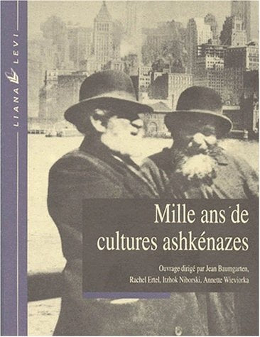 MILLE ANS DE CULTURES ASHKENAZES BROCHE, de Jean Baumgarten | portada del libro