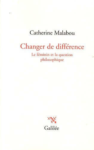 CHANGER DE DIFFERENCE, de MALABOU C | portada del libro