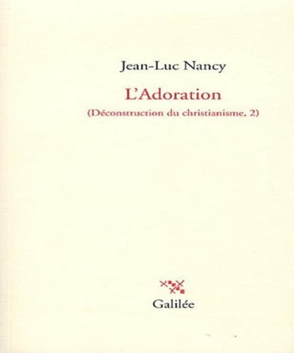 L'adoration, de NANCY J L | portada del libro